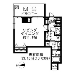 レジディア四谷三丁目の物件間取画像